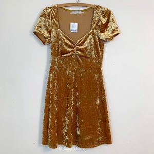 Urban Outfitters Crushed Velvet Dress